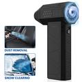 Super Power Turbo Fan X3 - Ultra Kraftig, Brushless, Genopladelig 110.000 o/min - sort