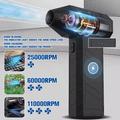 Super Power Turbo Fan X3 - Ultra Kraftig, Brushless, Genopladelig 110.000 o/min - sort