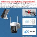 X3 Solcelledrevet 2K WiFi PTZ-sikkerhedskamera med tovejskommunikation