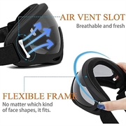 X400 taktiske motorcykel-/skibriller med forstærkede linser