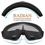 X400 taktiske motorcykel-/skibriller med forstærkede linser