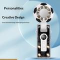 X68 fodbolddesign-køleventilator med LED-display og koldkompressorfunktion - 3600mAh - sort