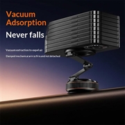 X69ZS Magnetisk bilholder til telefon med 360° rotation - grå