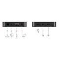 X99 MAX Android 14 TV-boks med stemmefjernbetjening - 16GB - sort