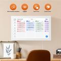 XC1010 10.1" smart digital kalender - fotoramme med berøringsskærm, 1GB RAM + 32GB lagerplads - hvid