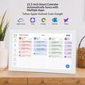 XC1010 10.1" smart digital kalender - fotoramme med berøringsskærm, 1GB RAM + 32GB lagerplads - hvid