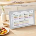 XC1010 10.1" smart digital kalender - fotoramme med berøringsskærm, 1GB RAM + 32GB lagerplads - hvid