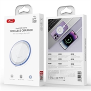 XO CX042 Magnetisk trådløs oplader 15W - hvid
