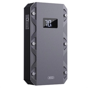 XO CZ025 3-i-1 starthjælp til bil og powerbank 10000mAh med lommelygte - Sort