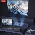 XO FF01 120-tommer Full HD LED-projektor med fjernbetjening - sort