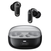 XO G42 TWS Bluetooth 6.0-øretelefoner - ANC + ENC, berøringsbetjening og opladningsetui - Sort