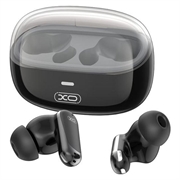 XO G42 TWS Bluetooth 6.0-øretelefoner - ANC + ENC, berøringsbetjening og opladningsetui - Sort