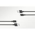 XO NB156 USB-A / Lightning-kabel - 1 m, 2,1 A - sort