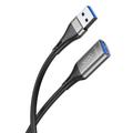 XO NB220 USB til USB 3.0 forlængerkabel - 2 m - sort