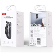 XO SS22 4-i-1 magnetisk Bluetooth-selfiestang og stativ - sort