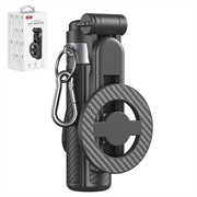 XO SS25 magnetisk selfie-stativ med Bluetooth-fjernbetjening - MagSafe-kompatibel - 64cm - sort