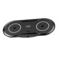 XO WX025 2-i-1 dobbelt trådløs oplader 20W - sort