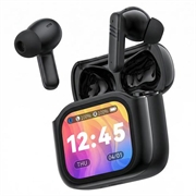 XO X50 TWS Bluetooth 6.0-øretelefoner - ANC + ENC, dobbelt mikrofon - sort