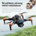 XT555 GPS børsteløs drone med dobbelt kamera - sort