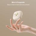 XUNDD X19 TWS Pendant Bluetooth-høretelefon Mini Portable Wireless Earbuds understøtter følsom touch-kontrol - hvid