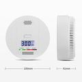 XY-C612 LCD-display kuliltedetektor Batteridrevet CO-niveau-alarmsensor