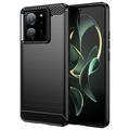 Xiaomi 13T/13T Pro Børstet TPU Cover - Karbonfiber