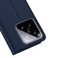 Xiaomi 14 Dux Ducis Skin Pro Flip Cover - Blå