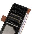 Xiaomi 14 Ultra Crocodile Series Læderpung med RFID - Sort