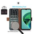 Xiaomi 14 Ultra Crocodile Series Læderpung med RFID - Grøn