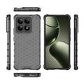 Xiaomi 14T Honeycomb Armored Hybrid Cover - Sort