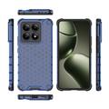 Xiaomi 14T Honeycomb Armored Hybrid Cover - Blå