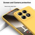 Xiaomi 14T Liquid Silikone Cover med Strop - Gul