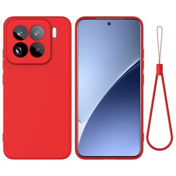 Xiaomi 15 Pro Flydende silikone cover med håndrem