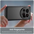 Xiaomi 15 Ultra Børstet TPU Cover - Karbonfiber - Sort