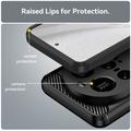 Xiaomi 15 Ultra Børstet TPU Cover - Karbonfiber - Sort