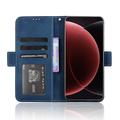 Xiaomi 15 Ultra Kortholder Pung Etui - Blå