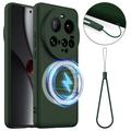 Xiaomi 15 Ultra Liquid Silikone Cover - MagSafe Kompatibel - Mørkegrøn