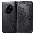 Xiaomi 15 Ultra Mandala Series Etui med Pung - Sort