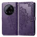 Xiaomi 15 Ultra Mandala Series Etui med Pung - Lilla