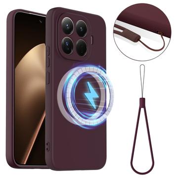 Xiaomi 15T Pro Liquid Silikone Cover - MagSafe Kompatibel - Vinrød