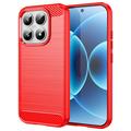 Xiaomi 17 Børstet TPU Cover - Karbonfiber