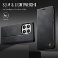 Xiaomi 17 Caseme 033 Pung Etui med Kalvemønster og RFID-blokering - Sort