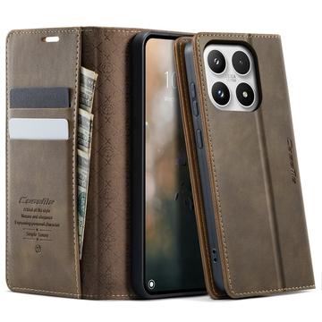 Xiaomi 17 Caseme 033 Pung Etui med Kalvemønster og RFID-blokering - Kaffe