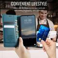 Xiaomi 17 Caseme 033 Pung Etui med Kalvemønster og RFID-blokering - Grøn