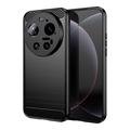 Xiaomi 17 Ultra Børstet TPU Cover - Karbonfiber