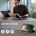 Xiaomi 17 Ultra Caseme 033 Pung Etui med Kalvemønster og RFID-blokering - Kaffe