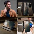 Xiaomi 17 Ultra Caseme 033 Pung Etui med Kalvemønster og RFID-blokering - Kaffe