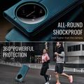 Xiaomi 17 Ultra Caseme 033 Pung Etui med Kalvemønster og RFID-blokering - Grøn
