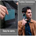 Xiaomi 17 Ultra Caseme 033 Pung Etui med Kalvemønster og RFID-blokering - Grøn