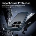 Xiaomi 17T Børstet TPU Cover - Karbonfiber - blå